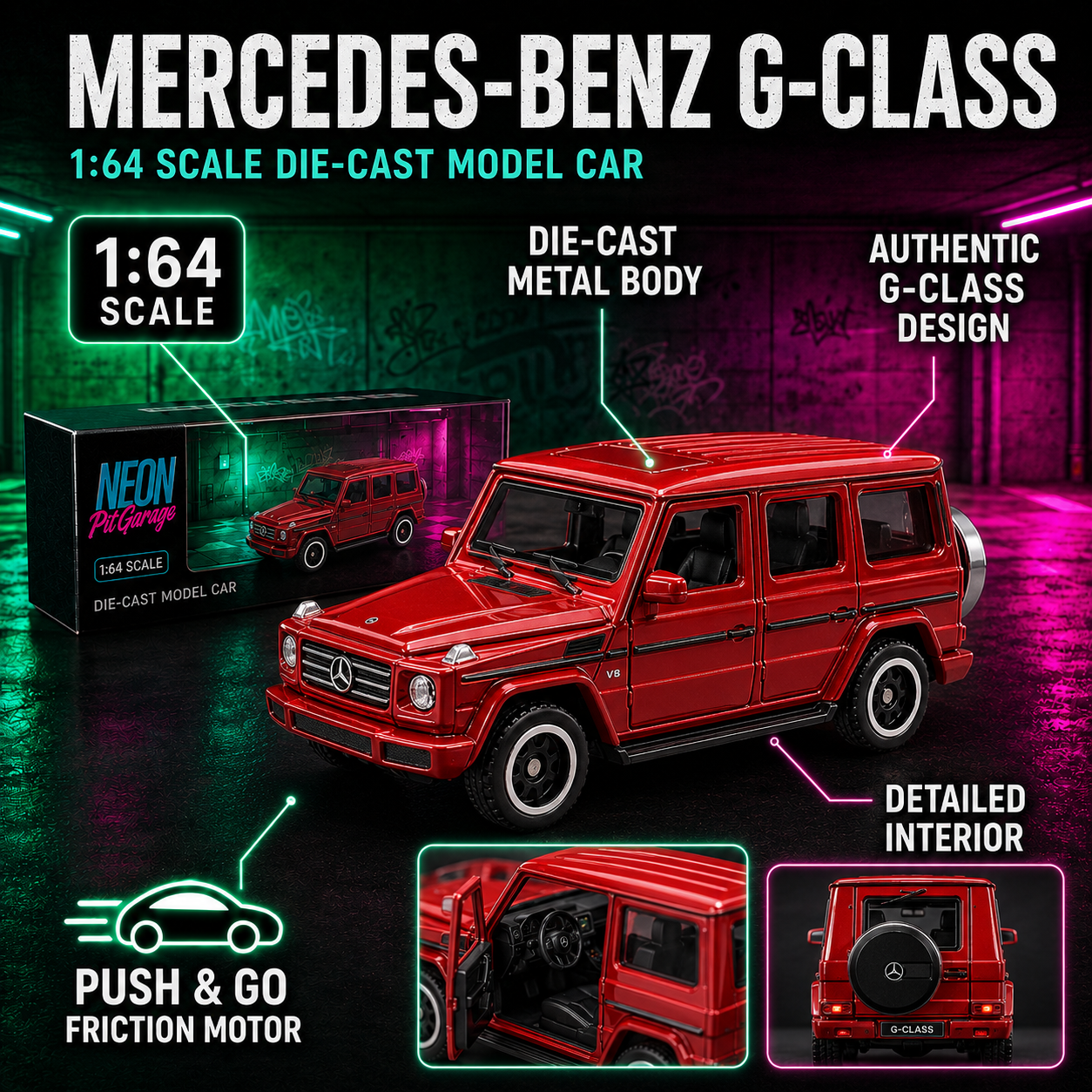 Mercedes-Benz G 65 1:64 Die-Cast Model